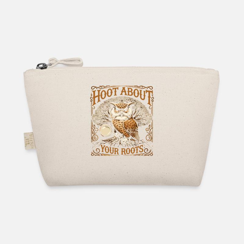 Hoot About Your Roots - Bio-Täschchen - Natur