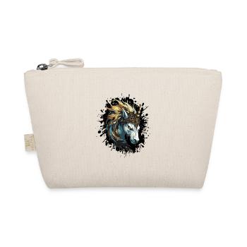 Unicorn Animal Mythical Creature Crown - Organic Pouch - nature - Front