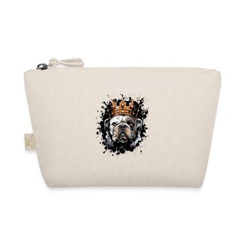 hund bulldogge tier krone - Bio-Täschchen - Natur - Vorne