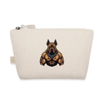 Dog Muscles Workout Gym - Organic Pouch - nature - Front