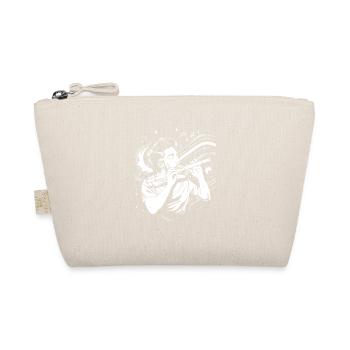 Flutist Drawing - Organic Pouch - nature - Front