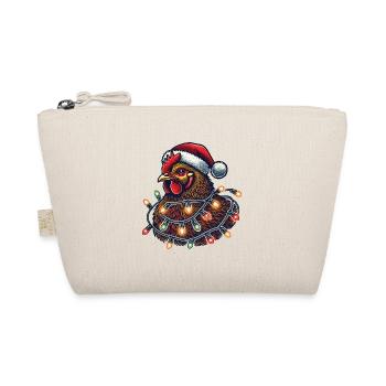 Poulet de Noël avec guirlandes lumineuses - Trousse biologique - nature - Devant