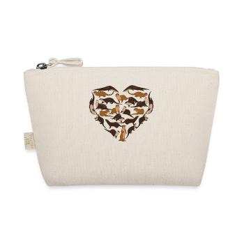 Otter Heart - Bio-Täschchen - Natur - Vorne