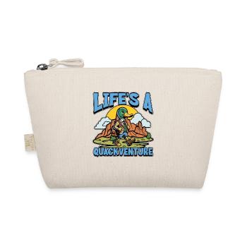 Mallard Duck Life's A Quackventure Duck Hunting - Organic Pouch - nature - Front