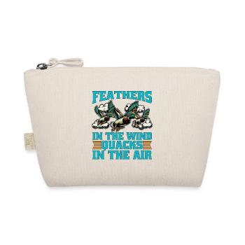 Mallard Duck Feathers In The Wind Duck Enthusiast - Organic Pouch - nature - Front