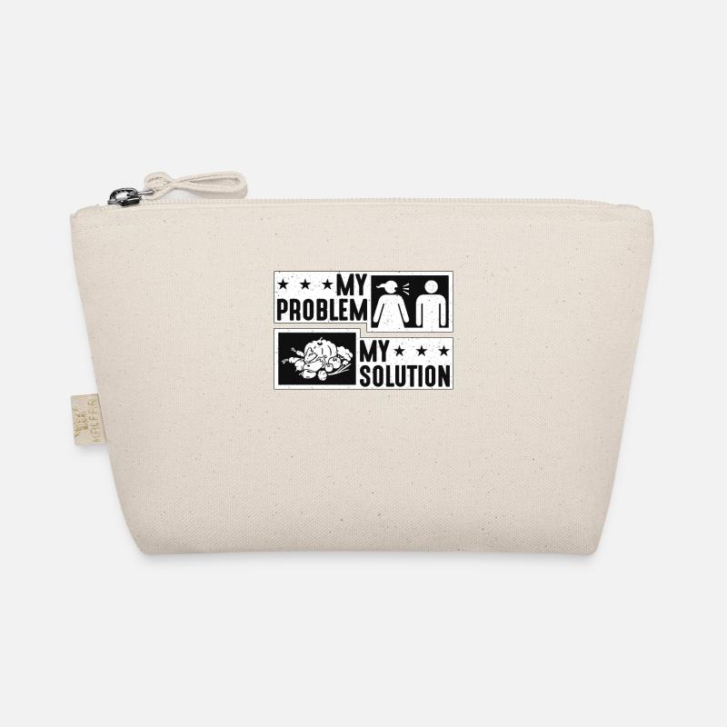 Vegetarian My Problem My Solution Pictogram Dad Organic Pouch