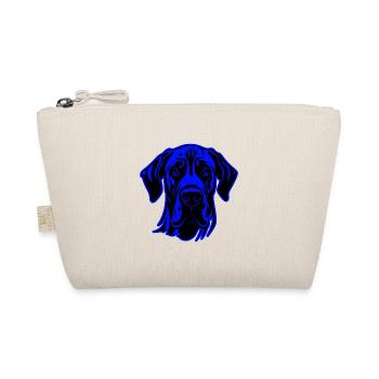 Great Dane Hund Tier Porträt - Bio-Täschchen - Natur - Vorne