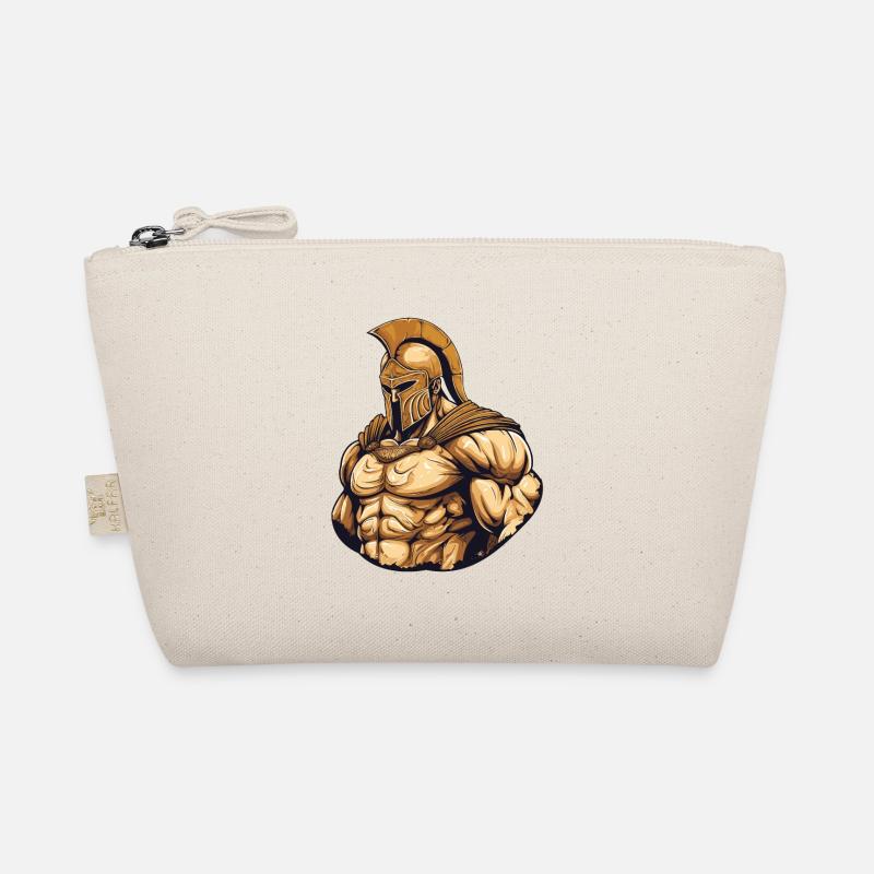 Spartan Gladiator Muscles Organic Pouch