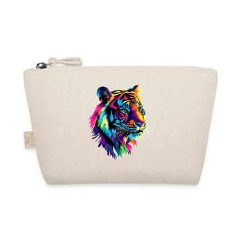 Tiger Big Cat Wilderness Tiger Cats Cute Tiger - Organic Pouch - nature - Front