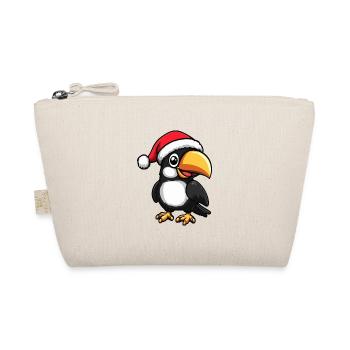 Toucan Bird Christmas - Organic Pouch - nature - Front