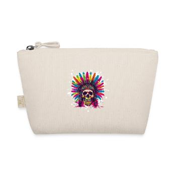 Indian Skull - Organic Pouch - nature - Front
