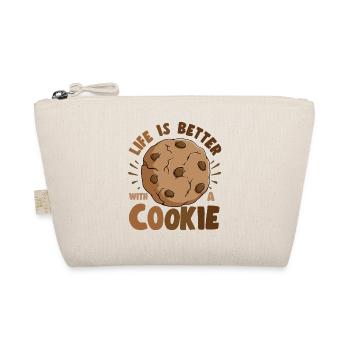 Pastry Lover Llife Is Better With Cookies Gift - Bio-Täschchen - Natur - Vorne