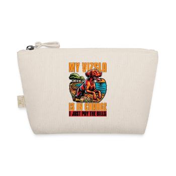 My Vizsla Is In Charge Pet Owner Animal Lover - Organic Pouch - nature - Front