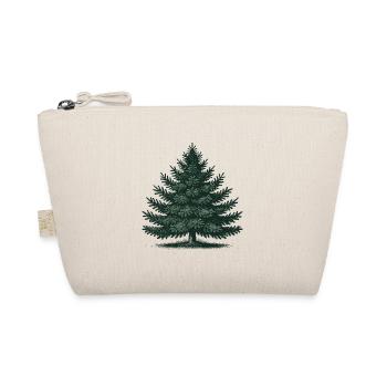 Christmas Christmas Tree Illustration - Organic Pouch - nature - Front