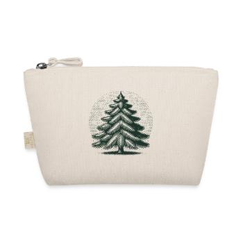 Weihnachtlicher Tannenbaum Illustration - Bio-Täschchen - Natur - Vorne