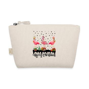Flamants roses Joyeux Noël - Trousse biologique - nature - Devant