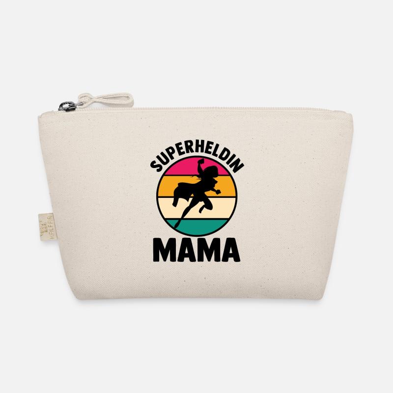 Mutter Superheldin Mama Bio-Täschchen