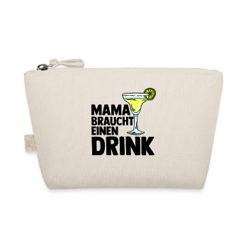 Mom Drink Celebrate Booze Mom - Organic Pouch - nature - Front