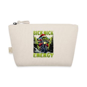 Big Nick Energy Lustiger Weihnachtsmann Weihnachte - Bio-Täschchen - Natur - Vorne