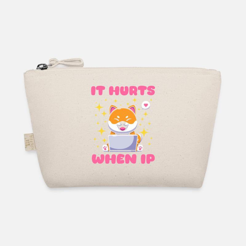 Funny saying "It Burns when I Pee"! Organic Pouch