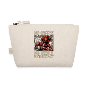 Vizsla Enthusiast No Coffee Dog Owner Coffee Lover - Organic Pouch - nature - Front