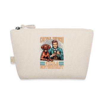 Vizsla Enthusiast Coffee Pet Owner Coffee Lover - Organic Pouch - nature - Front