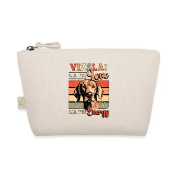 Vizsla All The Love All The Dog Lover Pet Owner - Organic Pouch - nature - Front