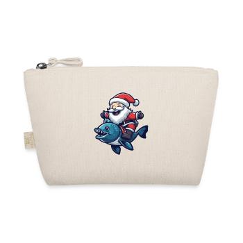 Piranha Poisson Père Noël Dessin animé - Trousse biologique - nature - Devant