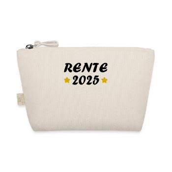 Pension 2025 Gift Pension 2025 Retirement Grandpa Grandma - Organic Pouch - nature - Front