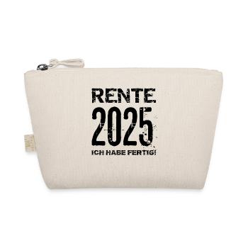 Pension 2025 Gift Pension 2025 Retirement Grandpa Grandma - Organic Pouch - nature - Front