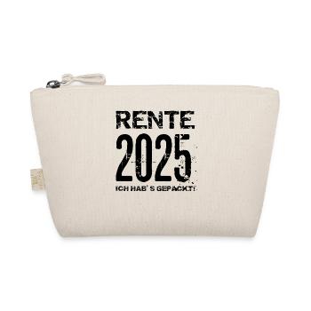 Pension 2025 Gift Pension 2025 Retirement Grandpa Grandma - Organic Pouch - nature - Front