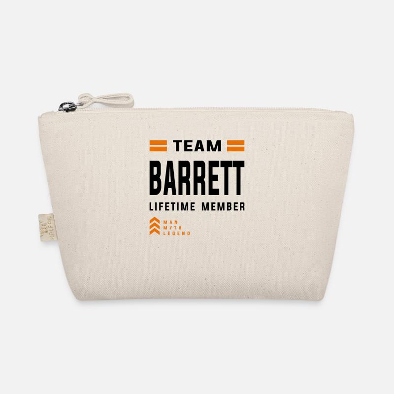 Team Barrett Lifetime Member Funny Name Barrett Organic Pouch