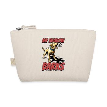 Labrador Retriever My Shadows Barks Dog Owner - Organic Pouch - nature - Front