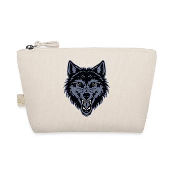 Fierce Wolf - Unleash the Beast - Organic Pouch - nature - Front