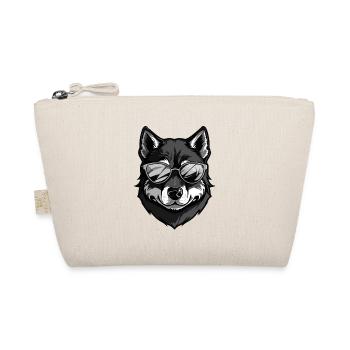Fête cool hipster chien Husky - Trousse biologique - nature - Devant