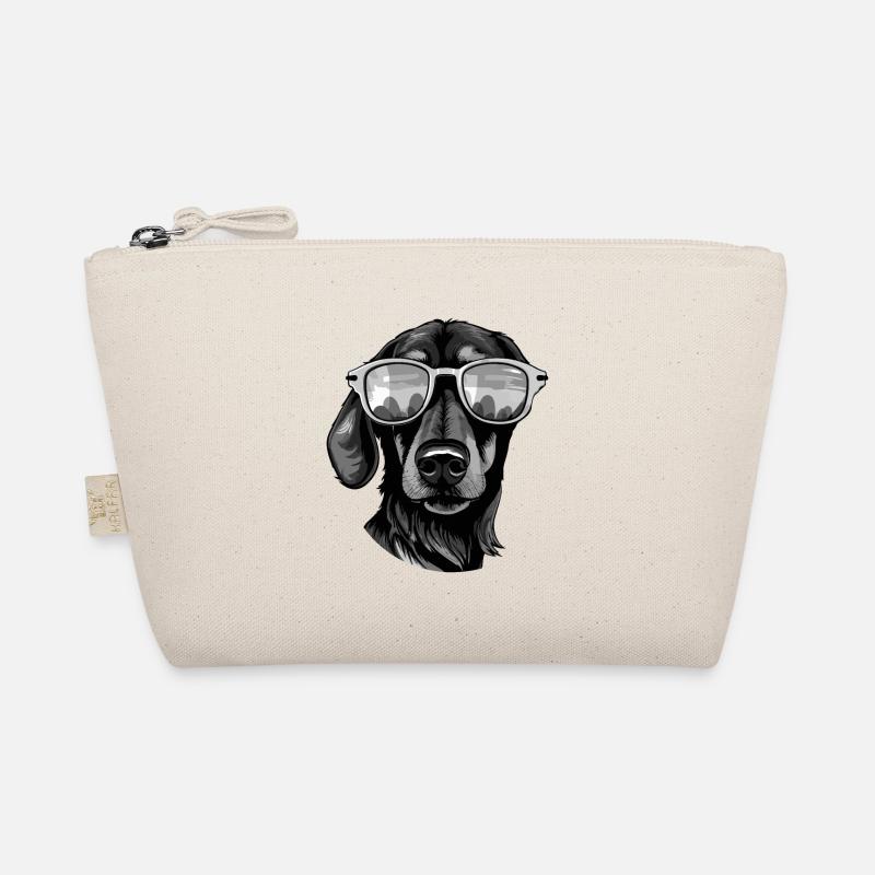 Dachshund Dog Head Dachshund Organic Pouch