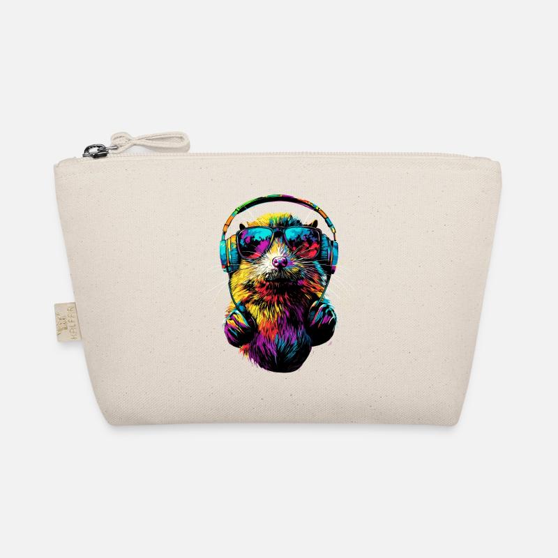 Mole with Sunglasses Love Cute Moles Organic Pouch
