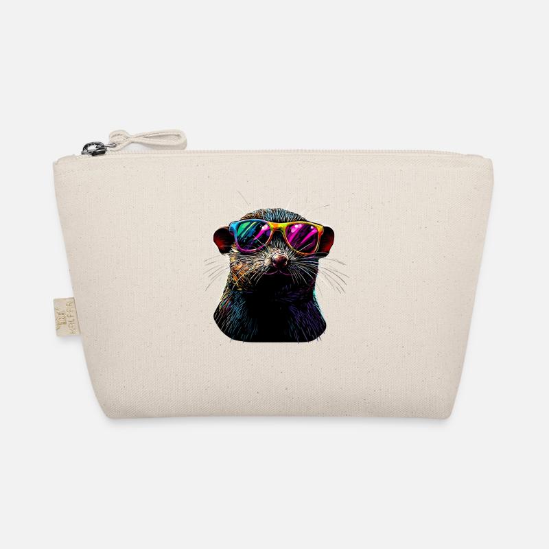 Mole with Sunglasses Love Cute Moles Organic Pouch