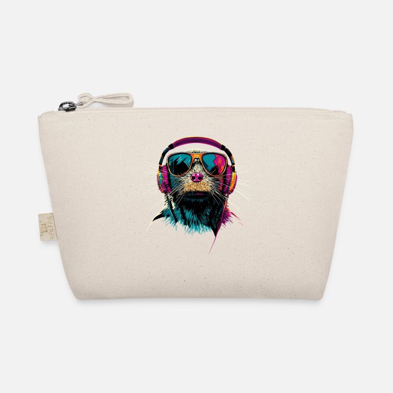 Mole with Sunglasses Love Cute Moles Organic Pouch