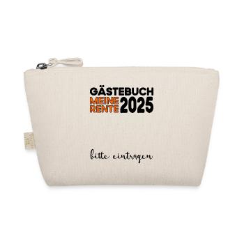 Rente 2025 Gästebuch Pension Ruhestand Oma Opa - Bio-Täschchen - Natur - Vorne