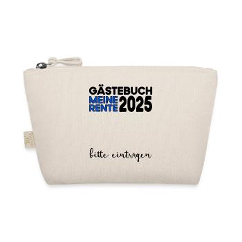 Rente 2025 Gästebuch Pension Ruhestand Oma Opa - Bio-Täschchen - Natur - Vorne