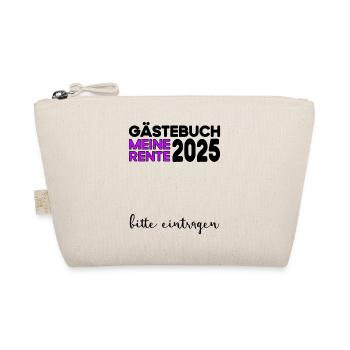 Rente 2025 Gästebuch Pension Ruhestand Oma Opa - Bio-Täschchen - Natur - Vorne