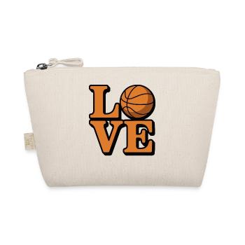 Love Basketball - Organic Pouch - nature - Front
