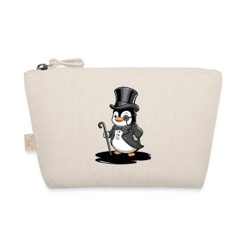 Pingouin élégant avec chapeau haut de forme - Trousse biologique - nature - Devant