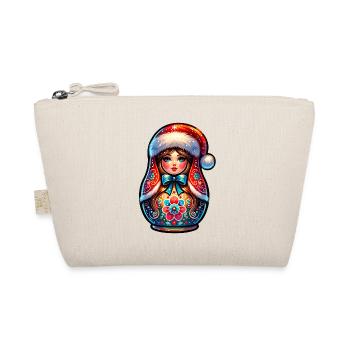 Russian Matryoshka Christmas Russia - Organic Pouch - nature - Front