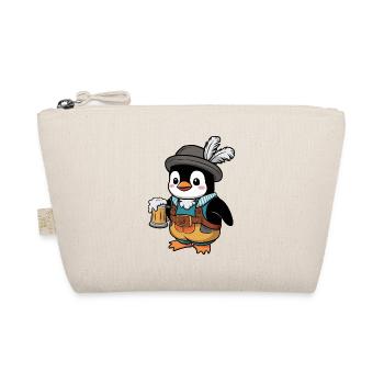 Pinguin Mit Bierkrug Bayern Kostüm - Bio-Täschchen - Natur - Vorne