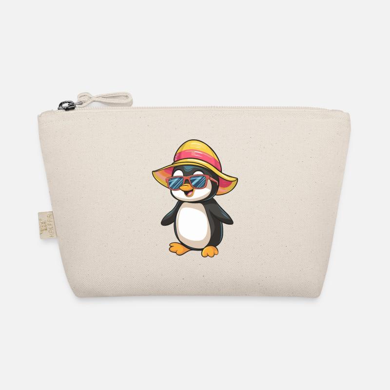 Sommerpinguin Mit Sonnenbrille Bio-Täschchen
