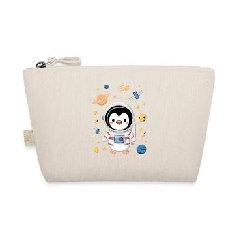 Space Penguin Adventure Astronaut - Organic Pouch - nature - Front