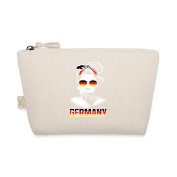 Sports Germany, Football, Outfit for Sports Fan - Organic Pouch - nature - Front