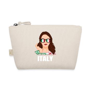 Sport Italy, Football, Outfit for Sports Fan - Organic Pouch - nature - Front